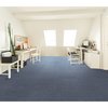 Mohawk Mohawk Basics 24 x 24 Carpet Tile with EnviroStrand PET Fiber in Ocean Tide 96 sq ft per carton EQ300-589